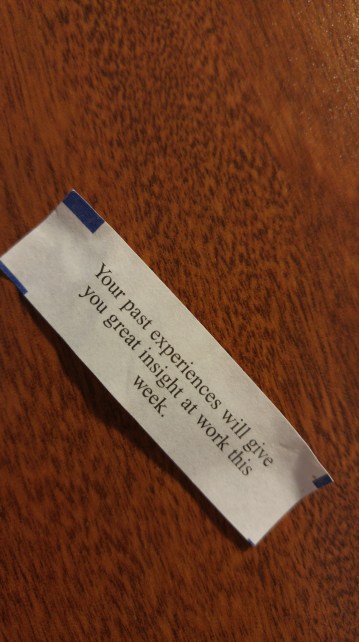 Fortune of past experiences